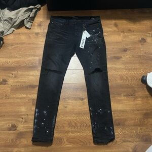 purple jeans-black size 36